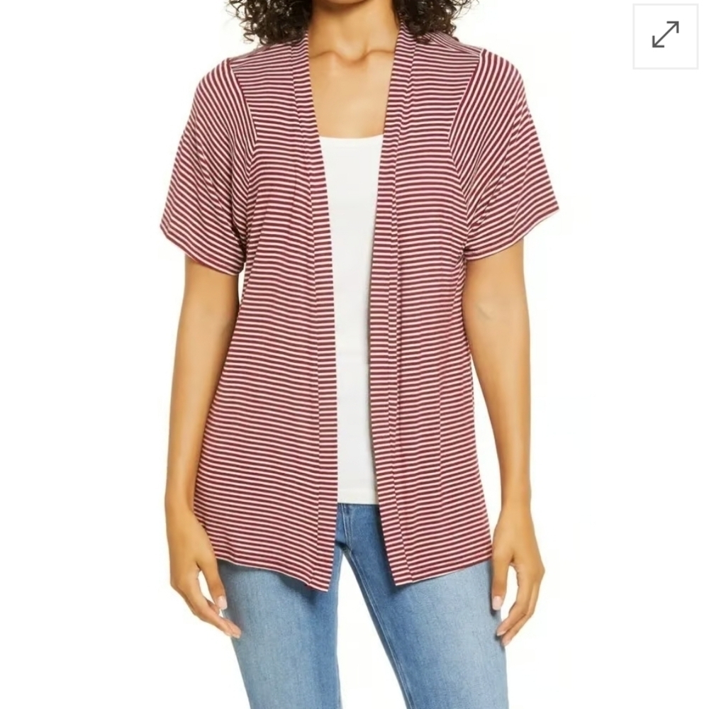 Nordstrom Bobeau Stripe Cardigan
